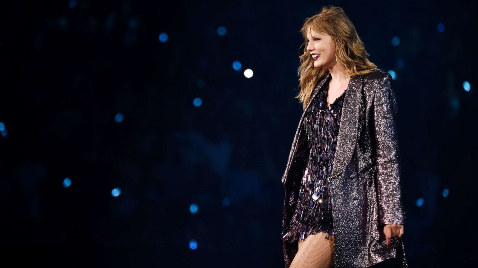 PHOTO: Taylor Swift performs onstage during the Taylor Swift reputation Stadium Tour at Mercedes-Benz Stadium, Aug. 11, 2018, in Atlanta.