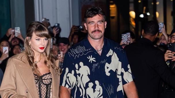 Taylor Swift rocks lace corset on double date with Travis Kelce