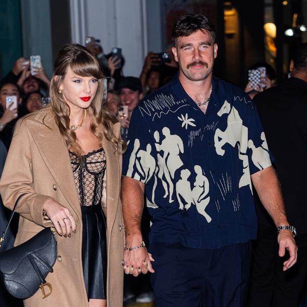 Taylor Swift rocks lace corset on double date with Travis Kelce