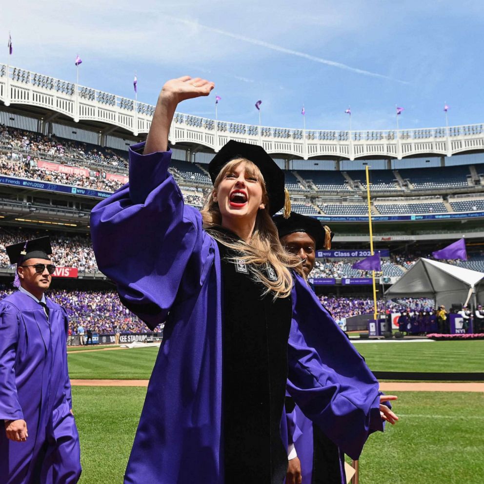 Taylor Swift receives honorary degree from NYU, delivers address to