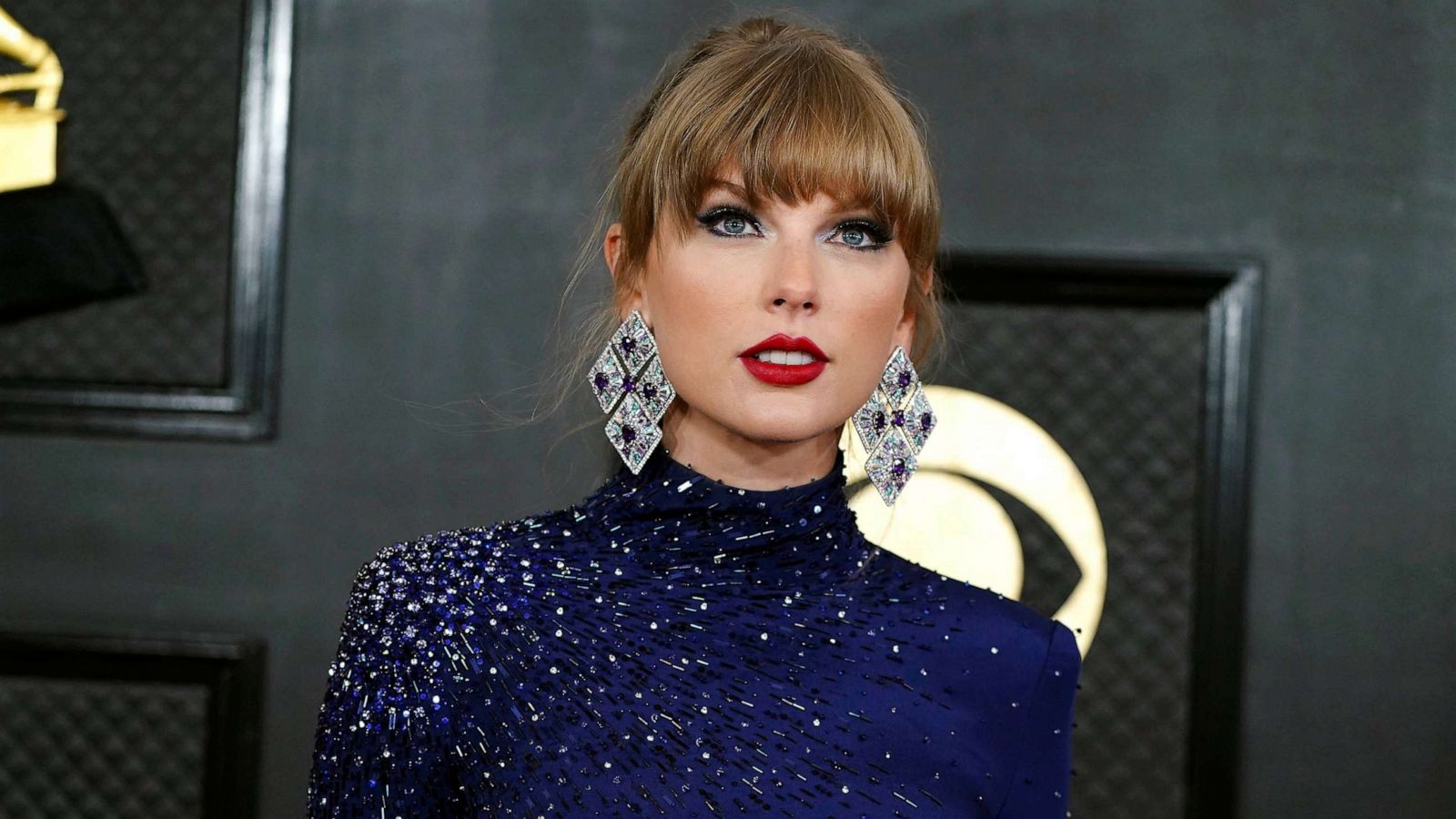 PHOTO: FILE - Taylor Swift arrives at the 65th annual Grammy Awards, Feb. 5, 2023, in Los Angeles.