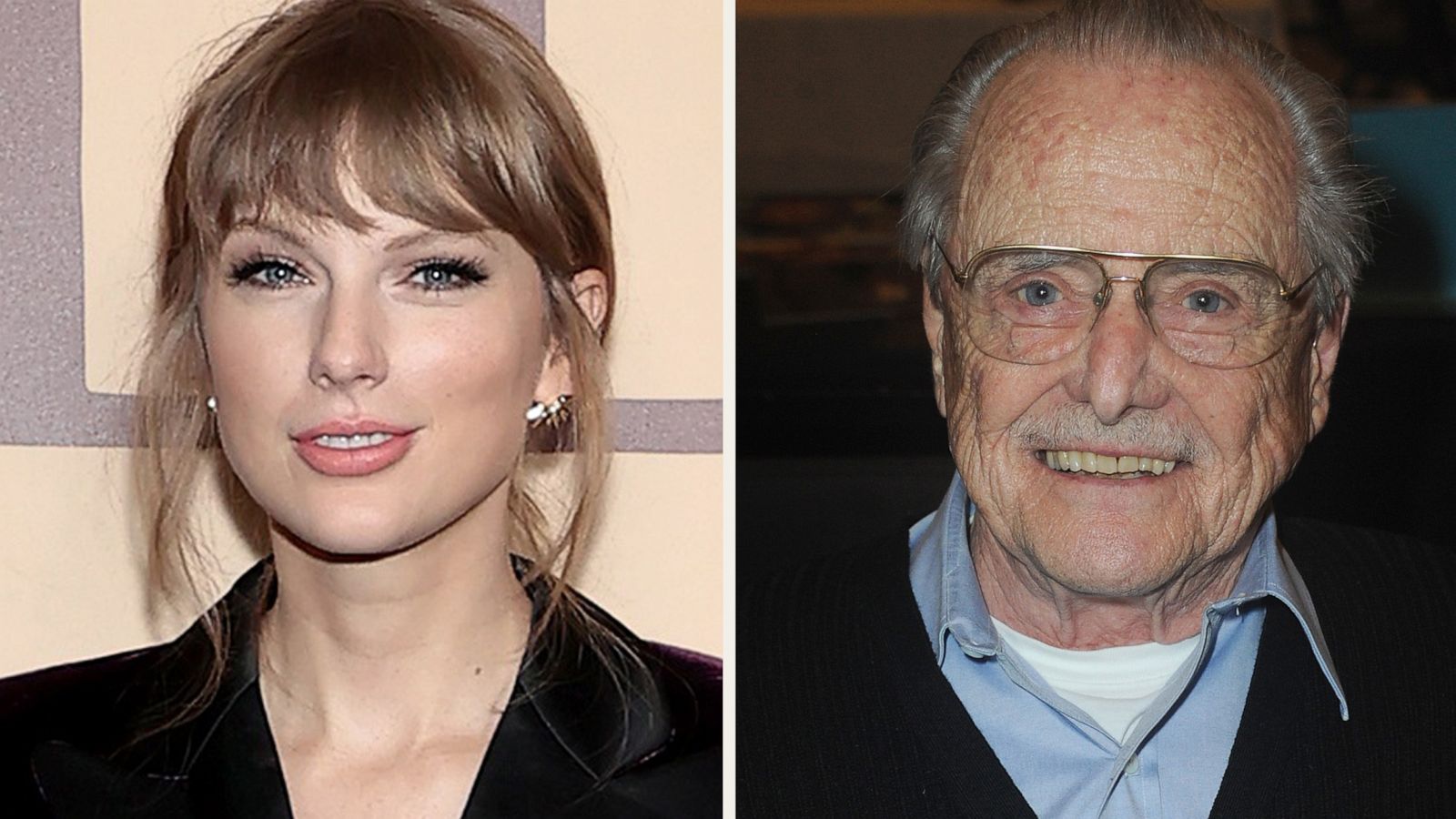 PHOTO: Taylor Swift and William Daniels are pictured in a composite file image.