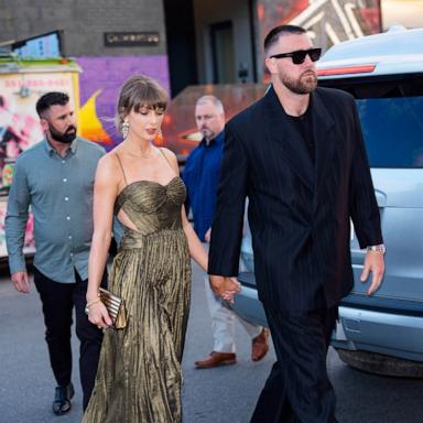PHOTO: In this May 16, 2026, file photo, Taylor Swift and Travis Kelce are seen in New York.