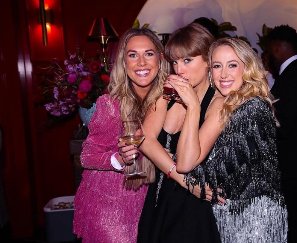 PHOTO: Lyndsay Bell, Taylor Swift and Brittany Mahomes in a photo Mahomes shared to Instagram on Dec. 18, 2024.