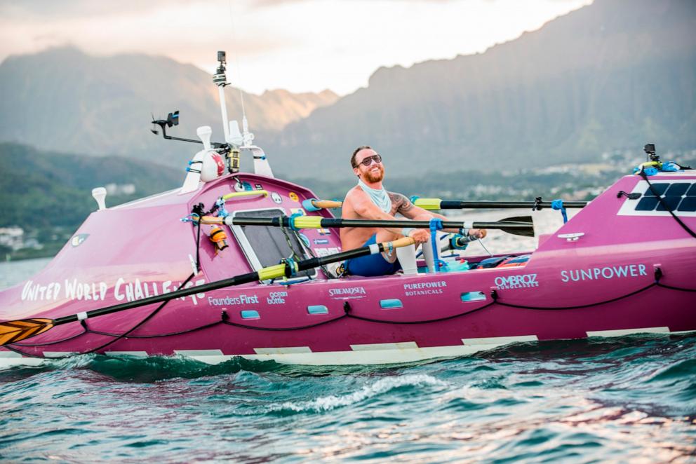 Man to row alone from Hawaii to Australia for good cause ABC News