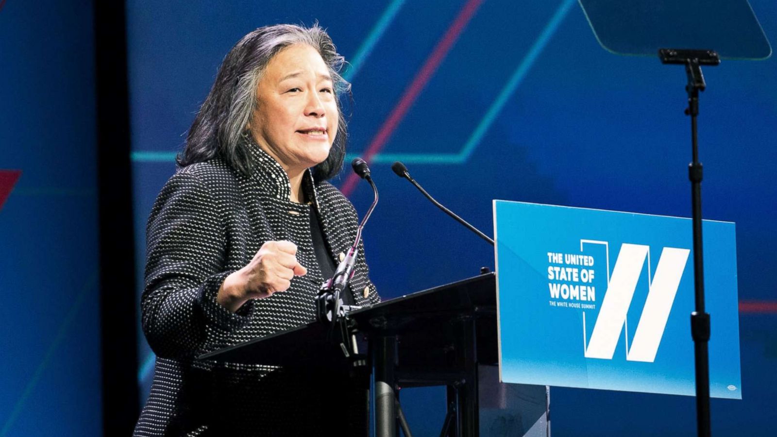 PHOTO: Tina Tchen, Chief of Staff to the First Lady and Executive Director of the White House Council on Women and Girls at The White House Summit on The United State of Women, Washington, D.C., June 14, 2016.