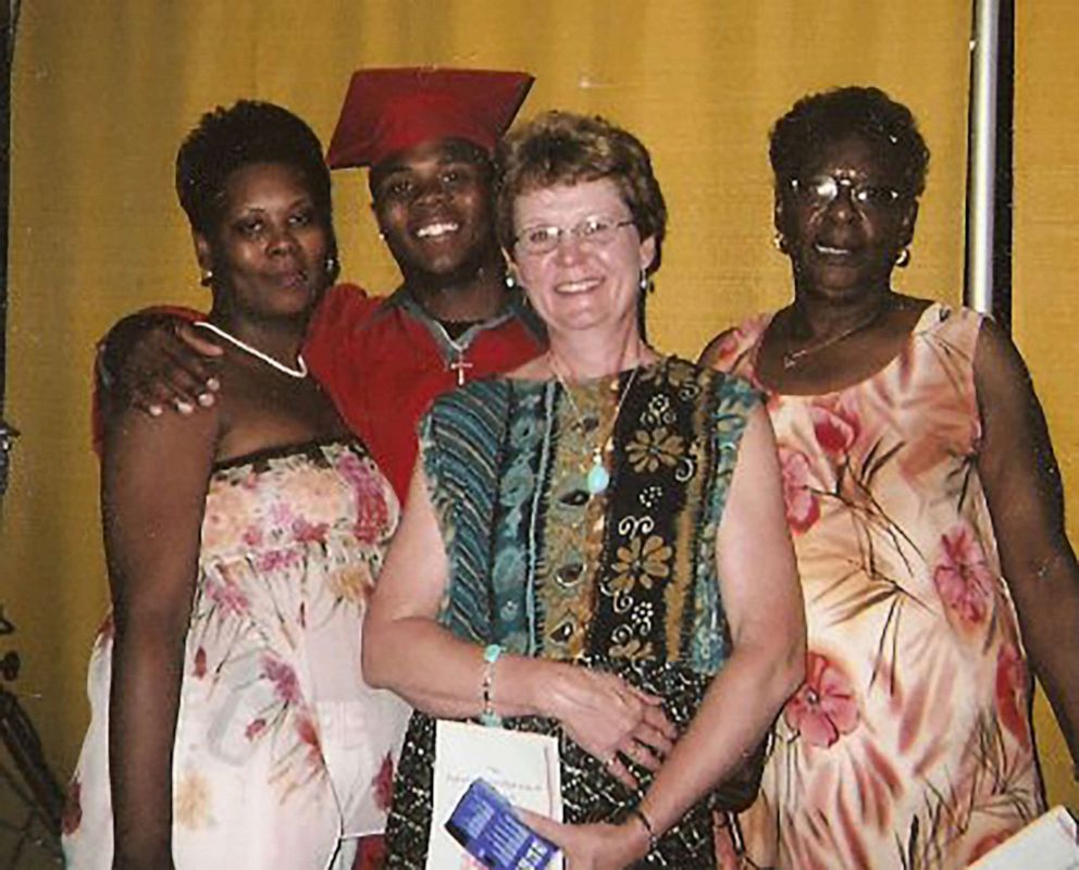 PHOTO: Darrion Cockrell poses with his mother, grandmother and foster mother in this undated family photo.