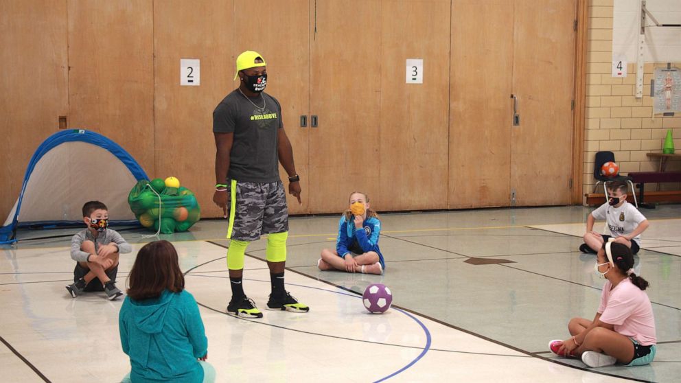 PHOTO: Darrion Cockrell, Missouri's Teacher of the Year, is a physical education teacher at Crestwood Elementary School.