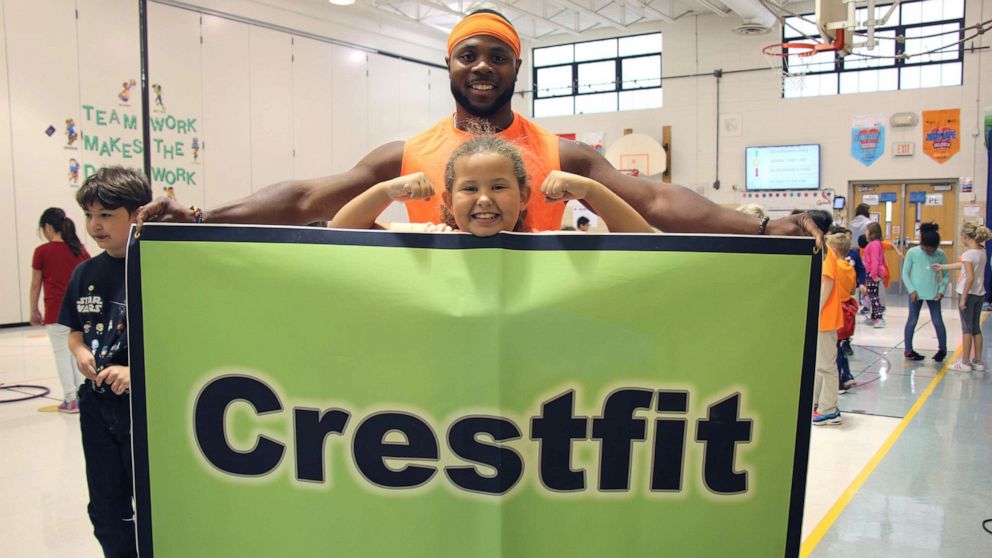 PHOTO: Darrion Cockrell, Missouri's Teacher of the Year, is a physical education teacher at Crestwood Elementary School.