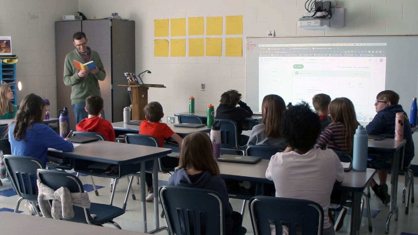 PHOTO: Donnie Piercey, a 17-year veteran teacher, told "GMA" he feels ChatGPT has helped inspire his students to be creative.