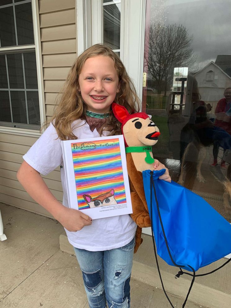 PHOTO: For her final third grade project, Maci Muschett, 9, wrote a book about a dog named Gerbull -- a mix between a German shepherd and a pit bull.