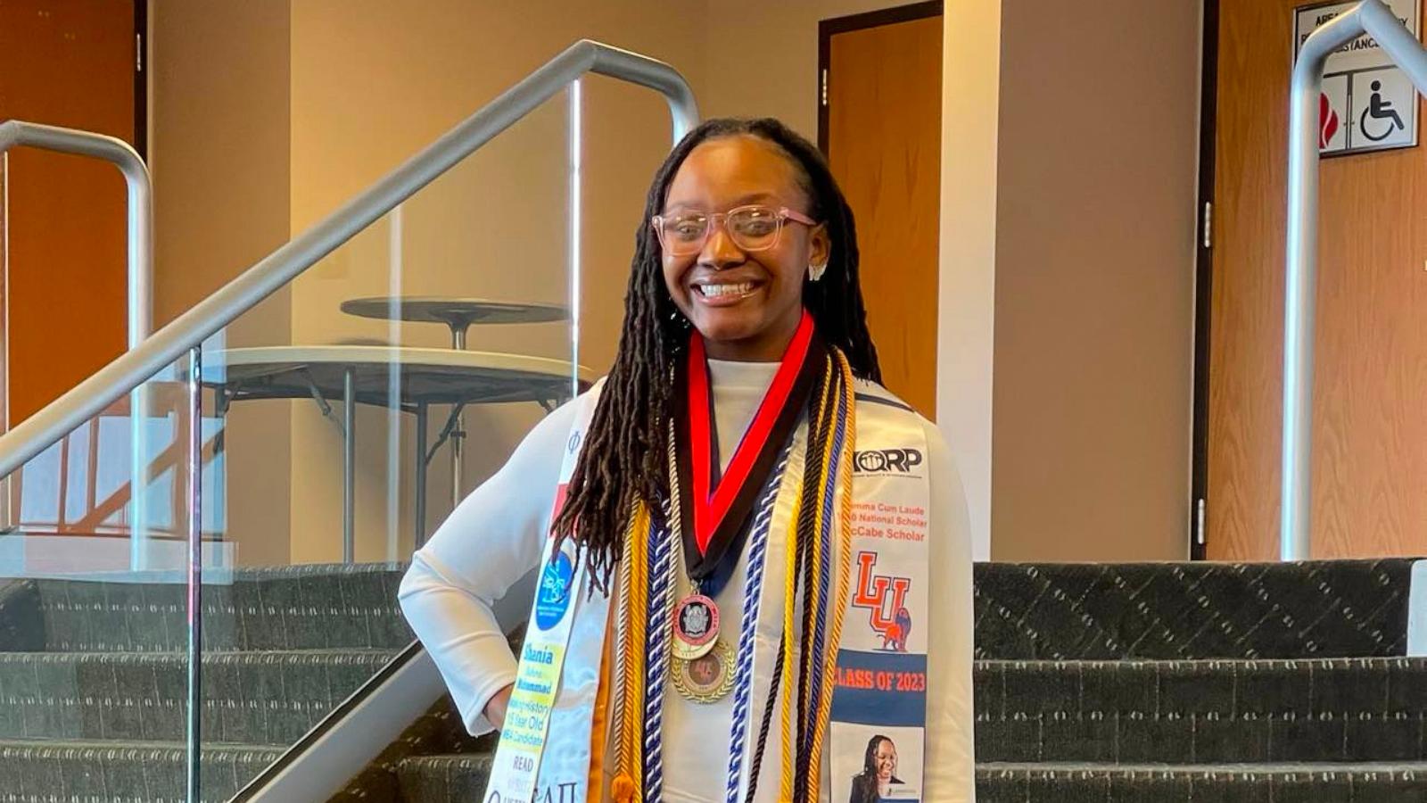 PHOTO: Shania Muhammad graduated college when she was 15 years old and became a teacher at 16.