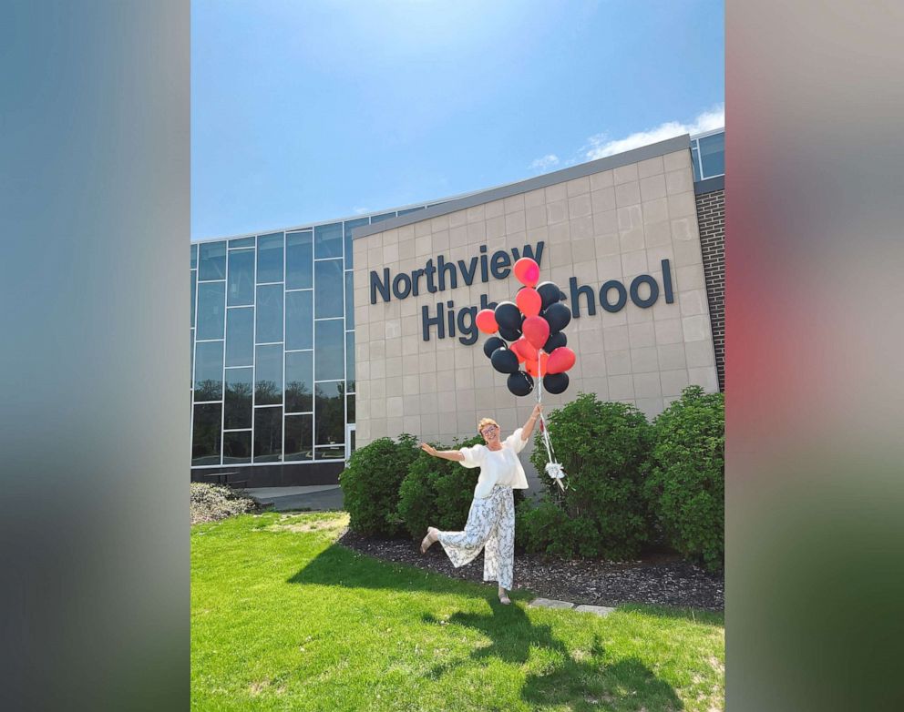 PHOTO: Sheridan Steelman retired this year after 50 years as an English teacher at Northview High School in Grand Rapids, Mich. Steelman taught French in the past, but has mostly taught AP English Literature and AP English Language for the last decade.