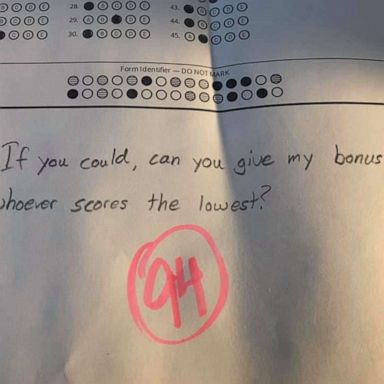 Teacher shares student's generous offer to give test points to ...