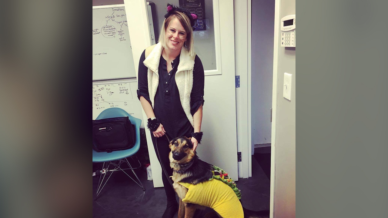 PHOTO: Ohio resident Amanda Zupancic, a special education teacher at Kirtland Local Schools,  said that on Nov. 23, she had a run-in with a man who broke into her home as she taught a remote lesson over Zoom. Zupancic's dogs helped top an attack.