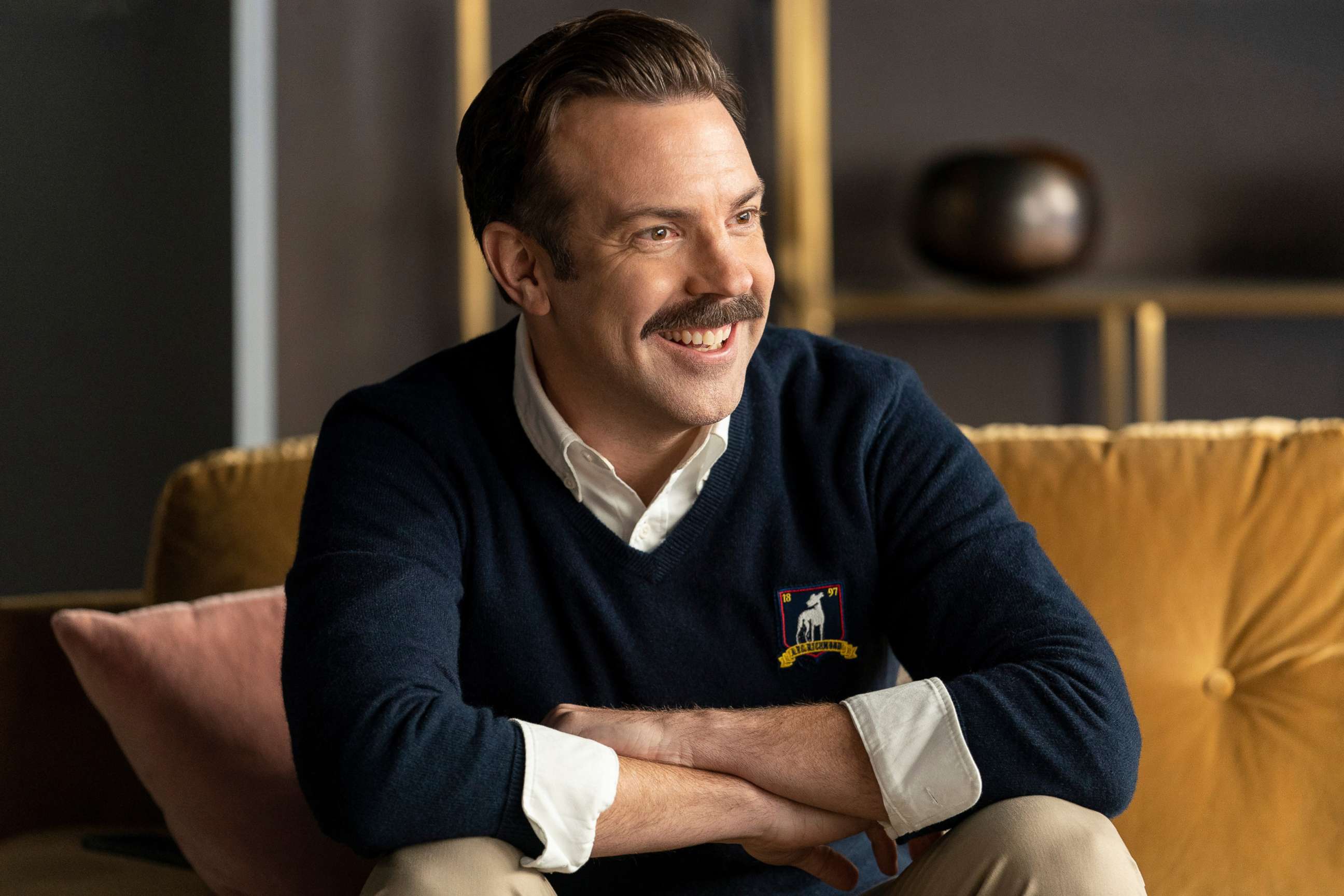 PHOTO: Jason Sudeikis in a scene from &quot;Ted Lasso.&quot;