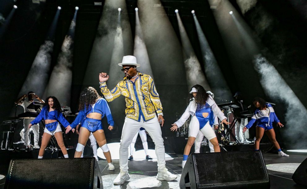 PHOTO: Teddy Riley performs as part of the RnB Rewind concert at Bridgestone Arena on Feb. 28, 2020 in Nashville.