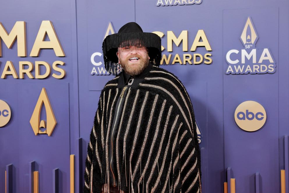 PHOTO: Teddy Swims attends The 58th Annual CMA Awards at Music, Nov. 20, 2024, in Nashville, Tenn.