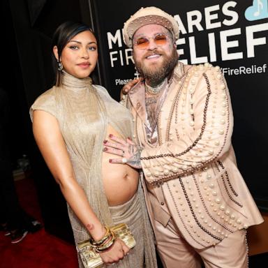 PHOTO: Teddy Swims and Raiche Wright at The 67th Annual Grammy Awards.