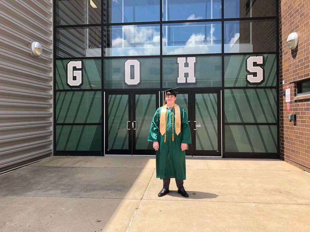 PHOTO: Tom Jordan, an aspiring math professor, officially graduated from Stark State College in Ohio on May 24 with a 3.93 GPA. He earned an associate's degree in general science. On May 29, Tom will also graduate high school with a GPA of 4.625.