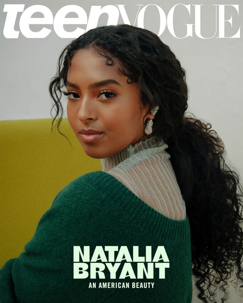 PHOTO: Kobe Bryant's eldest daughter, Natalia, is on the cover of Teen Vogue, October 2021.