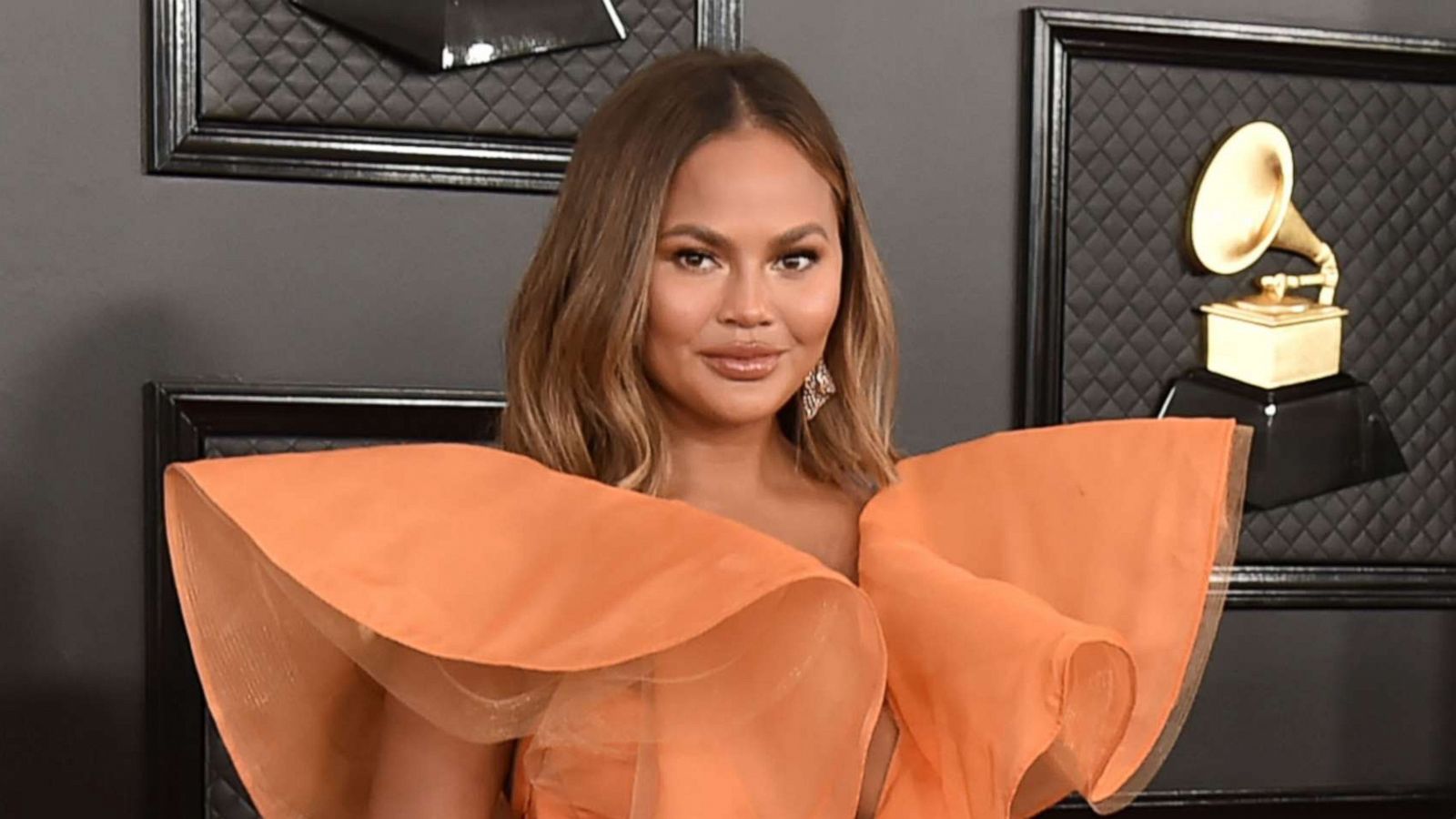 PHOTO: Chrissy Teigen at Staples Center on Jan. 26, 2020 in Los Angeles.