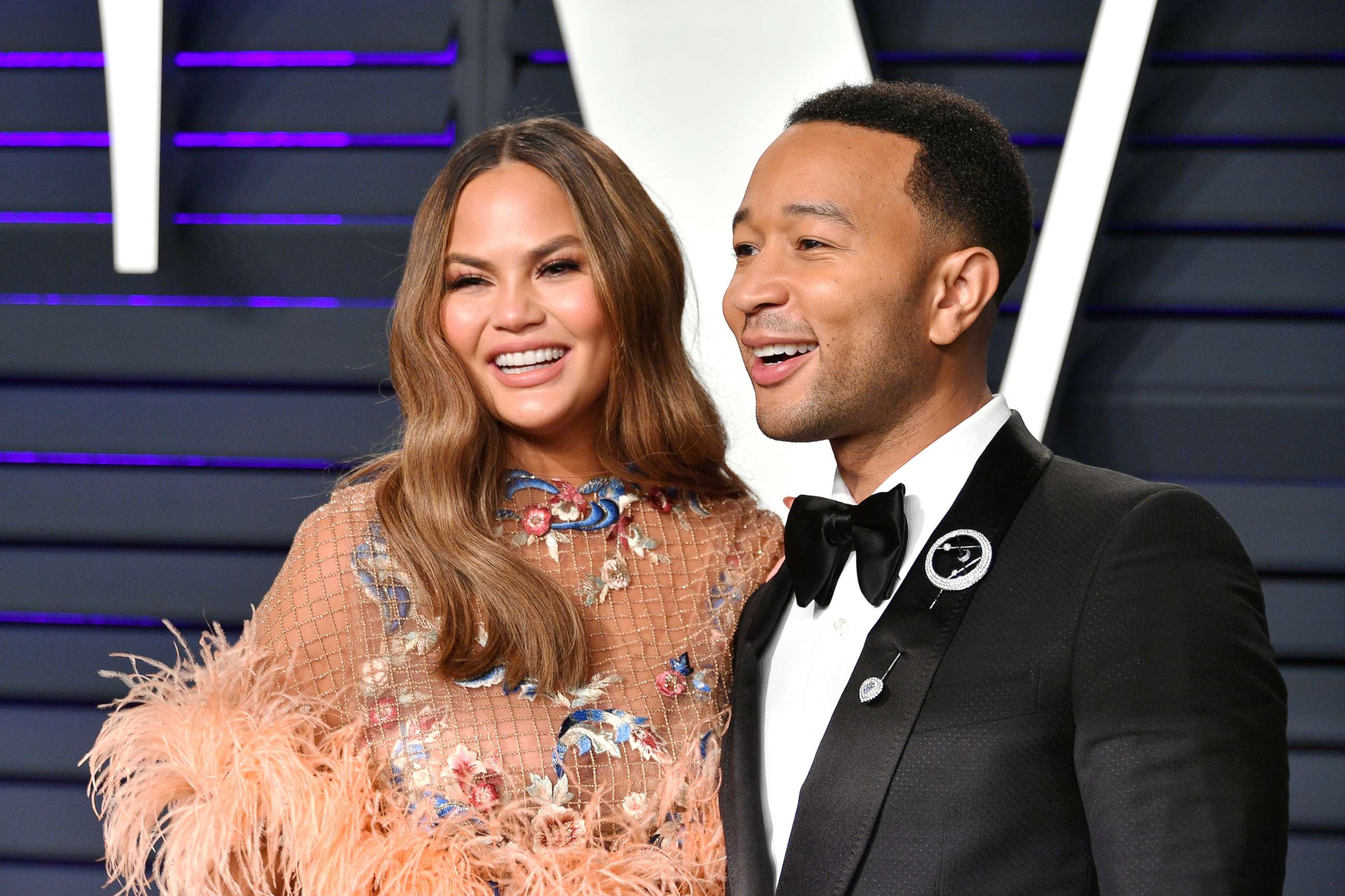 PHOTO: Chrissy Teigen and John Legend attend the 2019 Vanity Fair Oscar Party hosted on Feb. 24, 2019, in Beverly Hills, Calif.