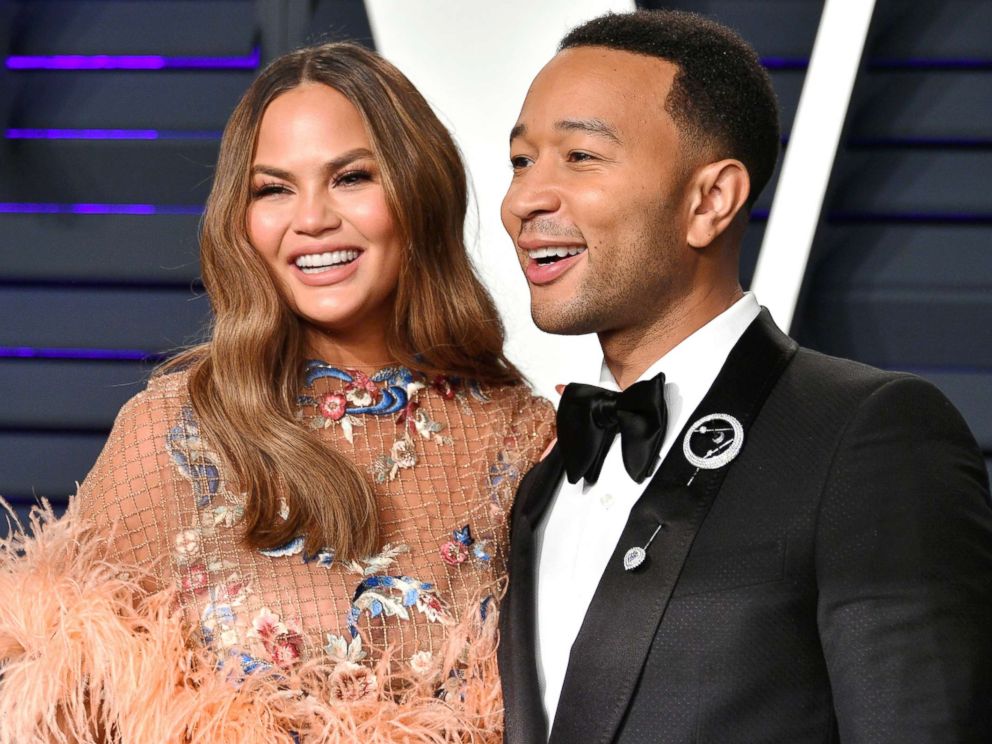PHOTO: Chrissy Teigen and John Legend attend the 2019 Vanity Fair Oscar Party hosted on Feb. 24, 2019, in Beverly Hills, Calif.