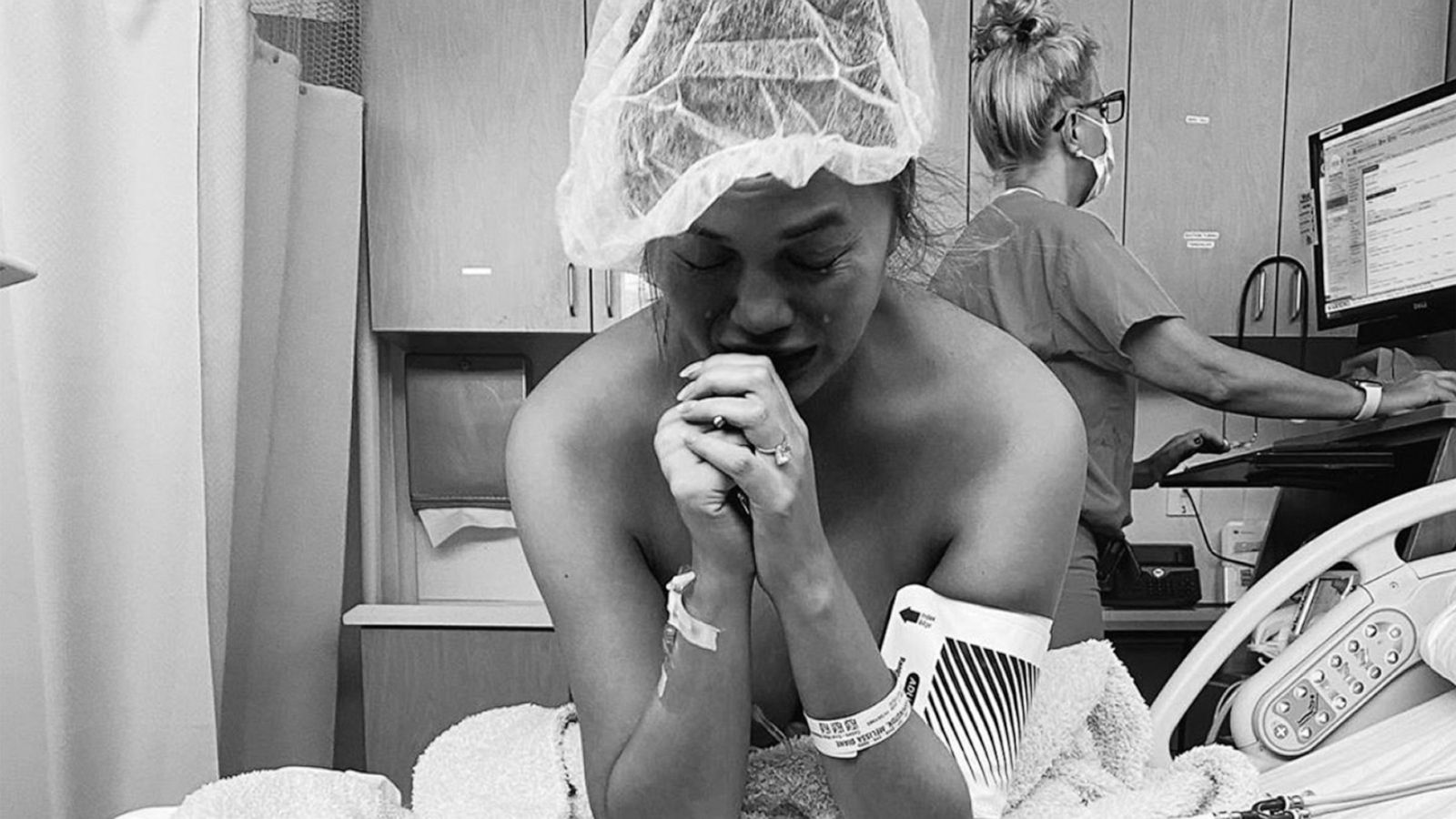 PHOTO: Chrissy Teigen shared this photo in an Instagram post and wrote that she and John Legend are in "deep pain" following her pregnancy loss.