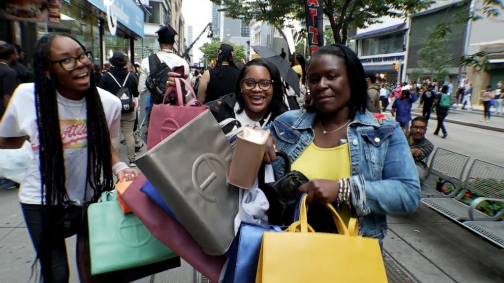 Telfar bags take over Brooklyn at Rainbow pop-up shop during New York  Fashion Week - Good Morning America