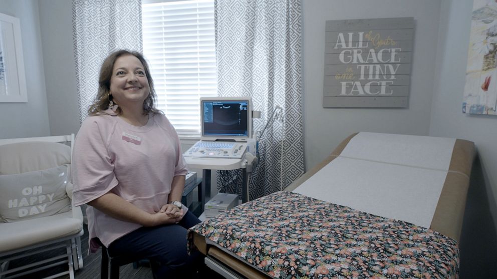 PHOTO: Tere Grace is pictured at the Pflugerville Pregnancy Resource Center, where she works as a sonographer.
