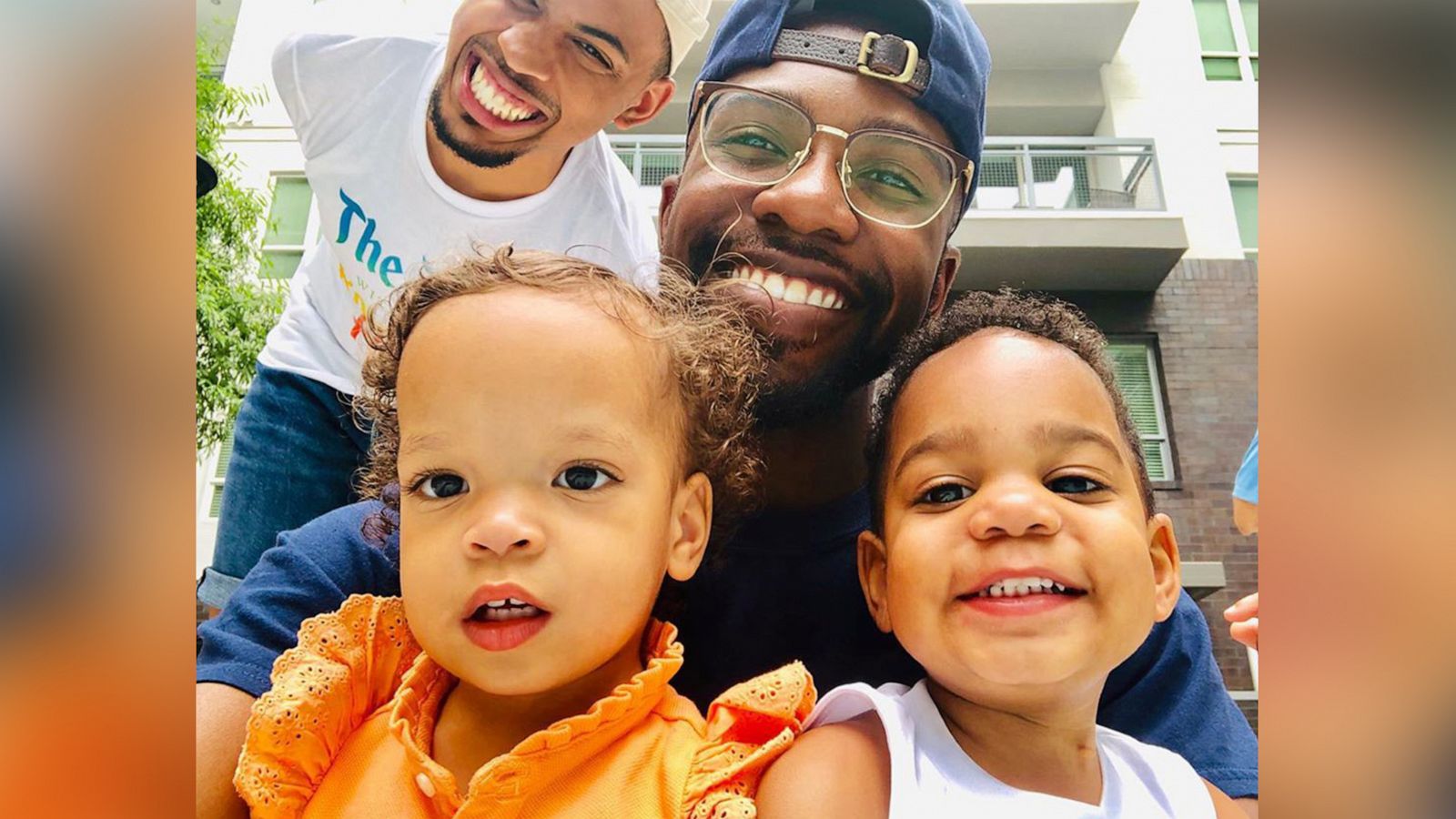 PHOTO: Terrell Joseph and Jarius Joseph of Atlanta pose with daughter Aria and son Ashton in a photo shared to Instagram on May 27, 2019.