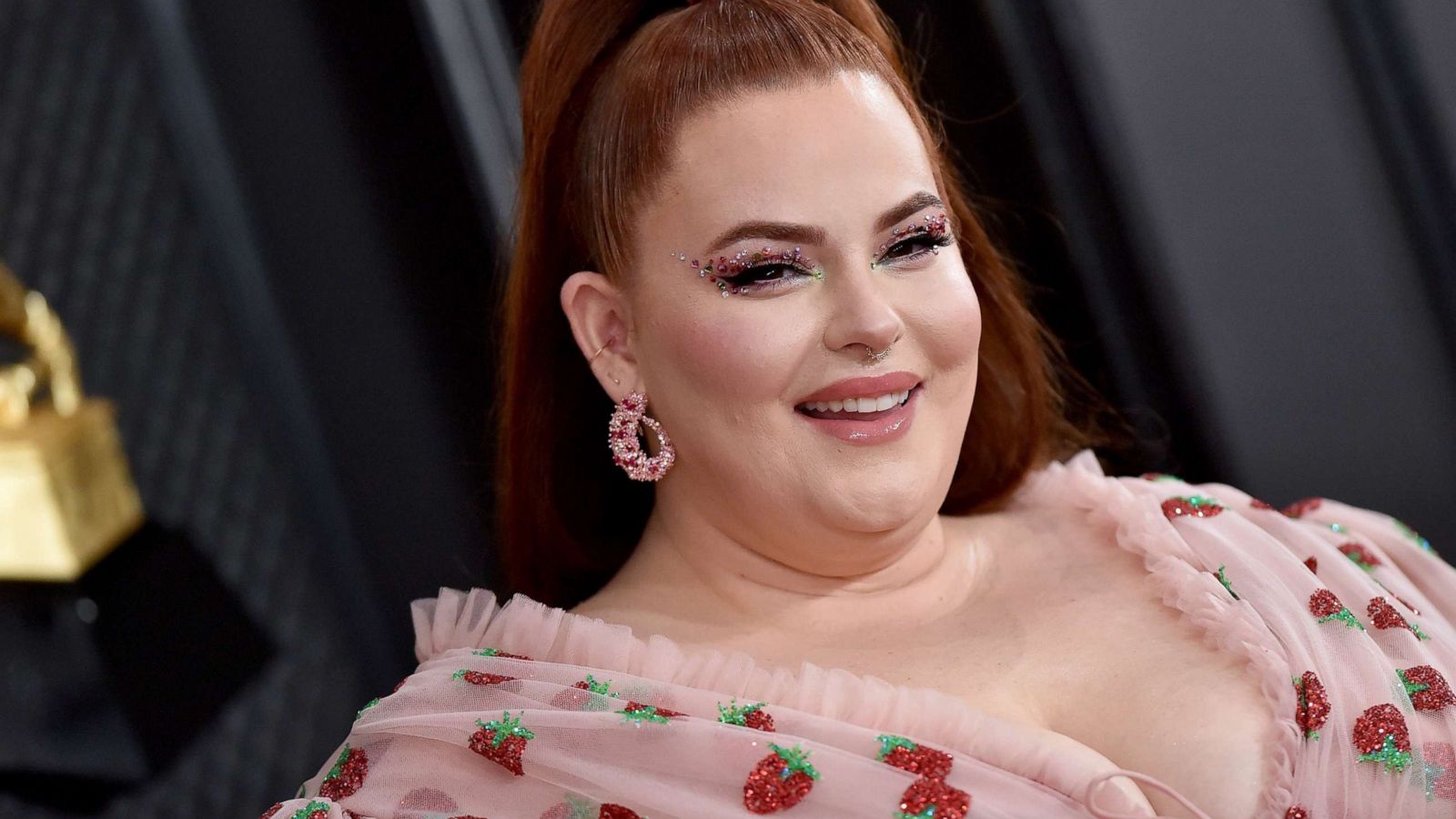 PHOTO: Tess Holliday at Staples Center on Jan. 26, 2020 in Los Angeles.