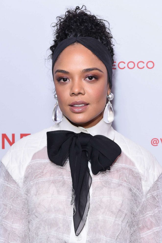 PHOTO: Tessa Thompson attends Chanel Party to Celebrate the Chanel Beauty House and @WELOVECOCO on Feb. 28, 2018 in Los Angeles.