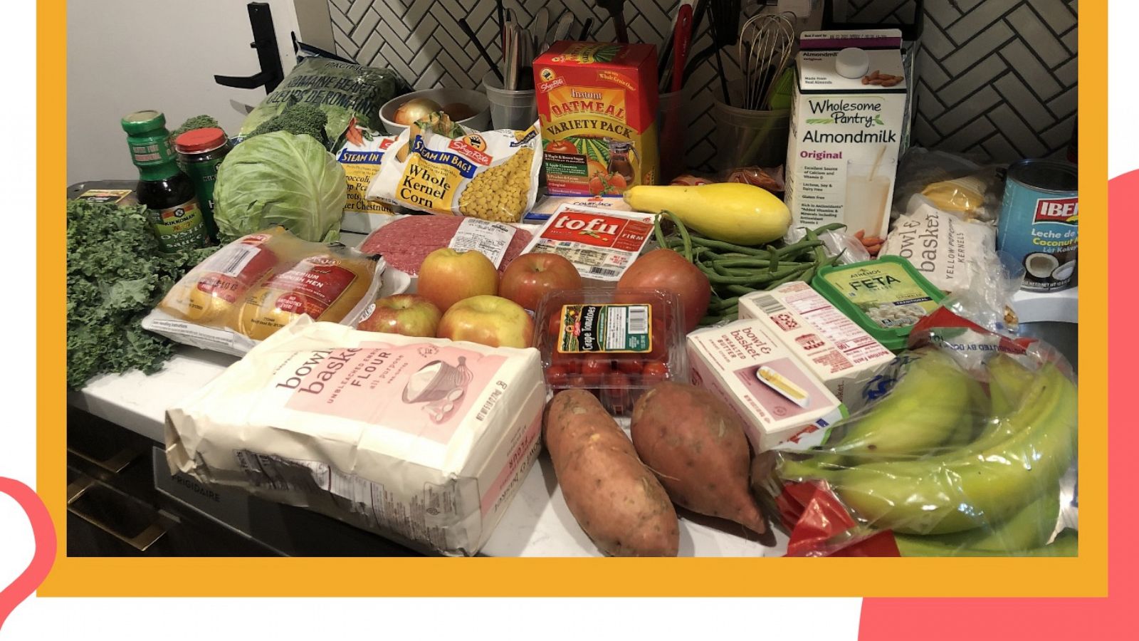 PHOTO: August DeWindt shares her grocery shopping list with followers each week.