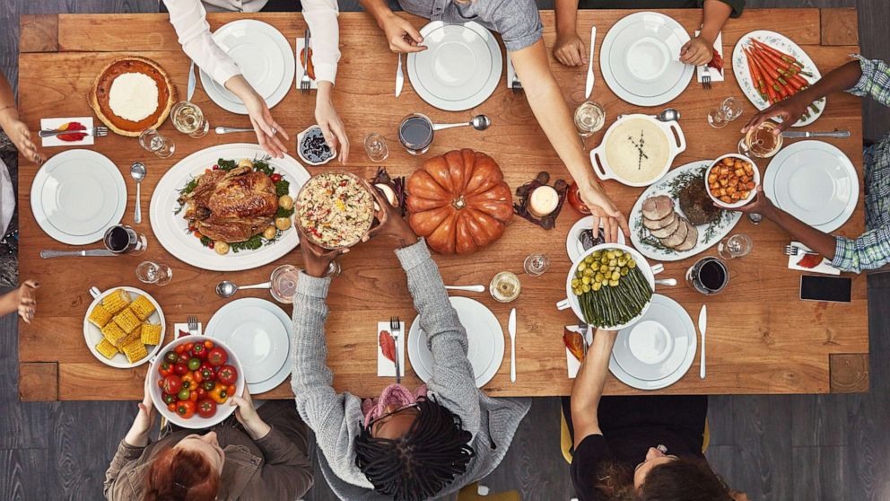 PHOTO: Stock photo of Thanksgiving dinner.