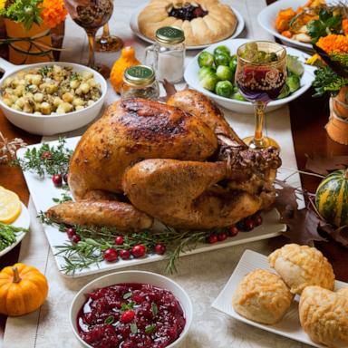 PHOTO: Stock photo of a Thanksgiving dinner table.