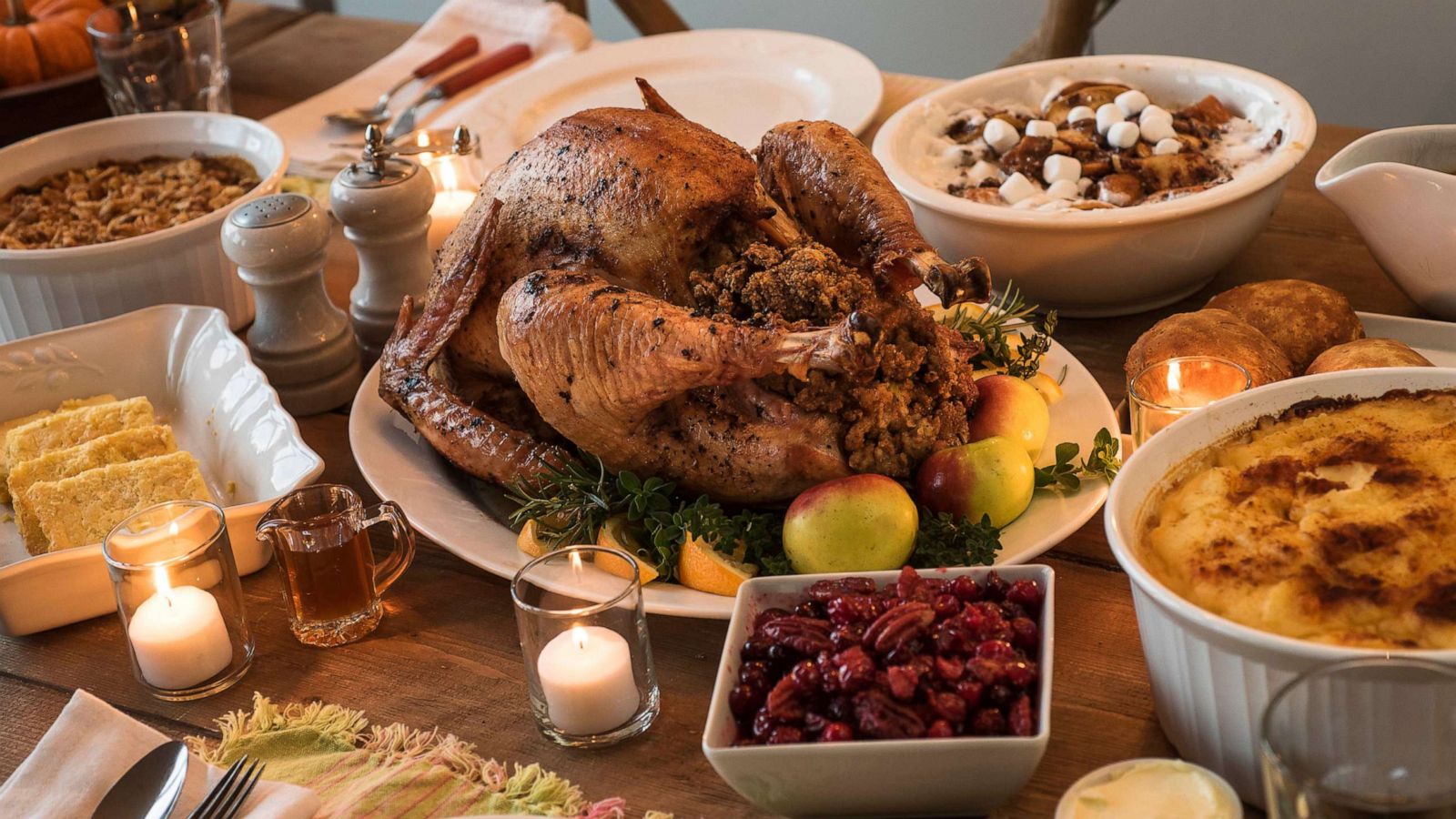 PHOTO: Stock photo of Thanksgiving dinner.