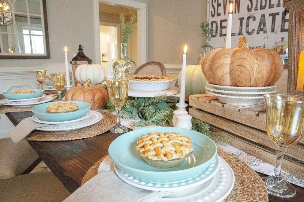 PHOTO: Recreate this bright and modern look on your table this Thanksgiving.