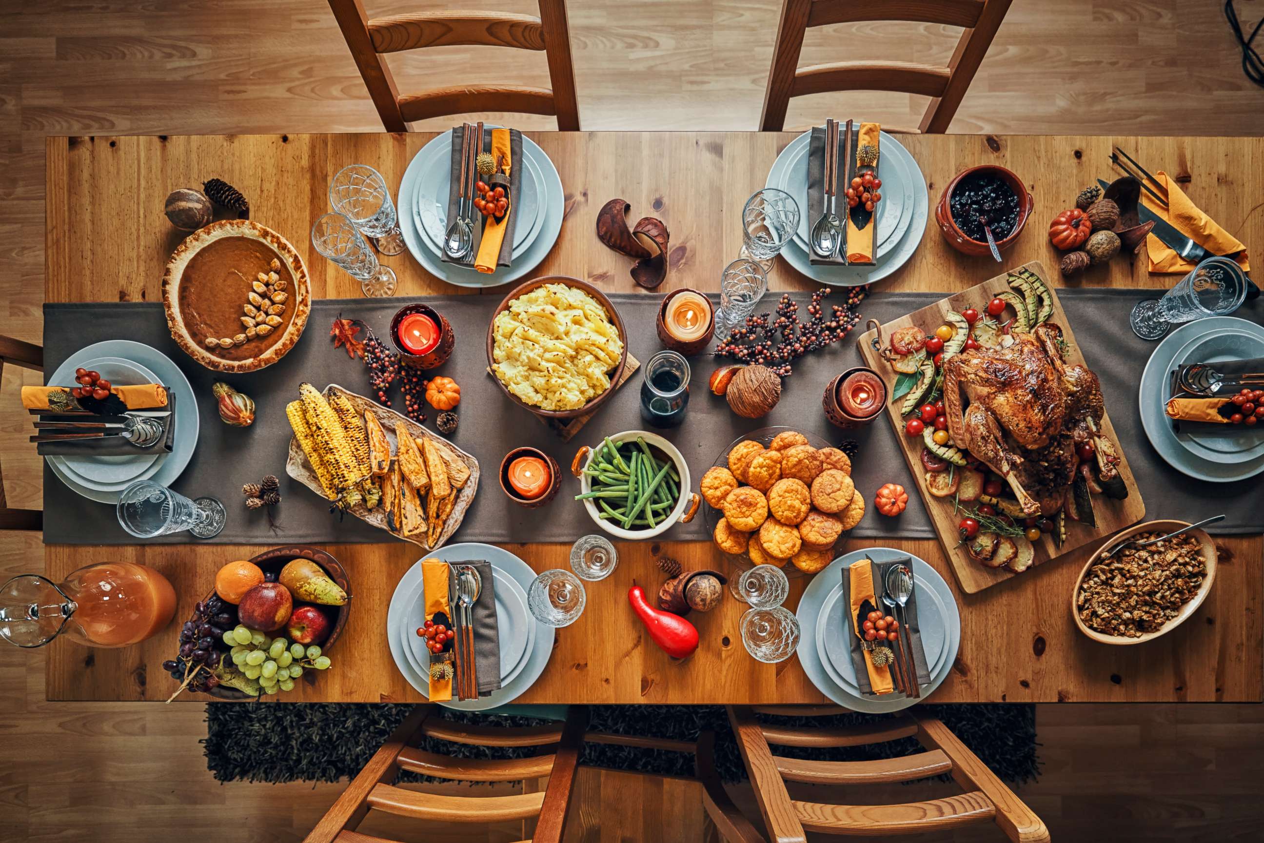 PHOTO: A traditional Thanksgiving table is seen in this stock photo.
