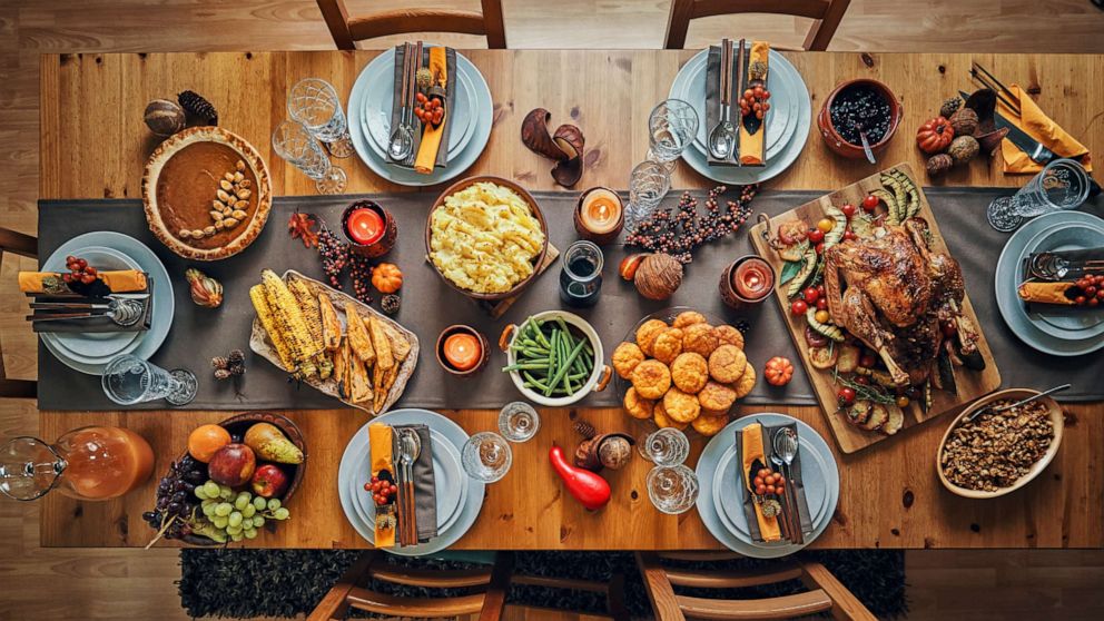 PHOTO: A traditional Thanksgiving table is seen in this stock photo.