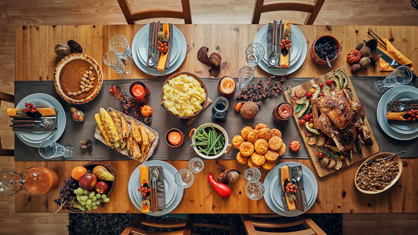 PHOTO: A traditional Thanksgiving table is seen in this stock photo.