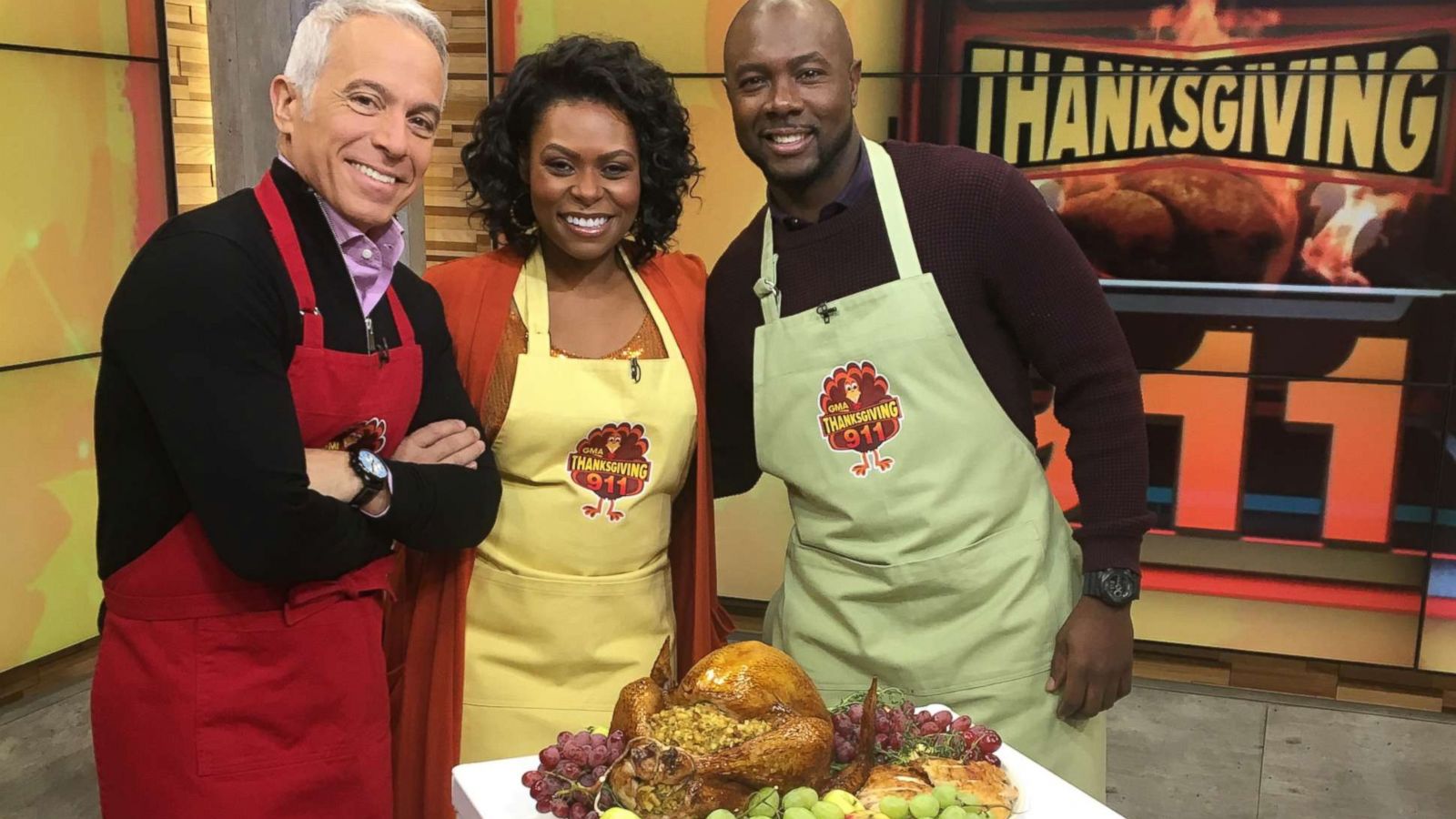 PHOTO: Celebrity chefs Jamika Pessoa, Geoffrey Zakarian and Eddie Jackson share their top tips for turkey day.