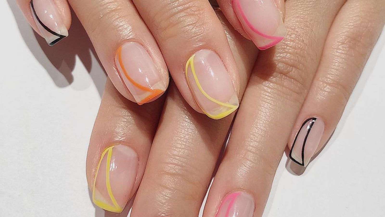 PHOTO: Negative space nails are the latest manicure trend taking over Instagram.