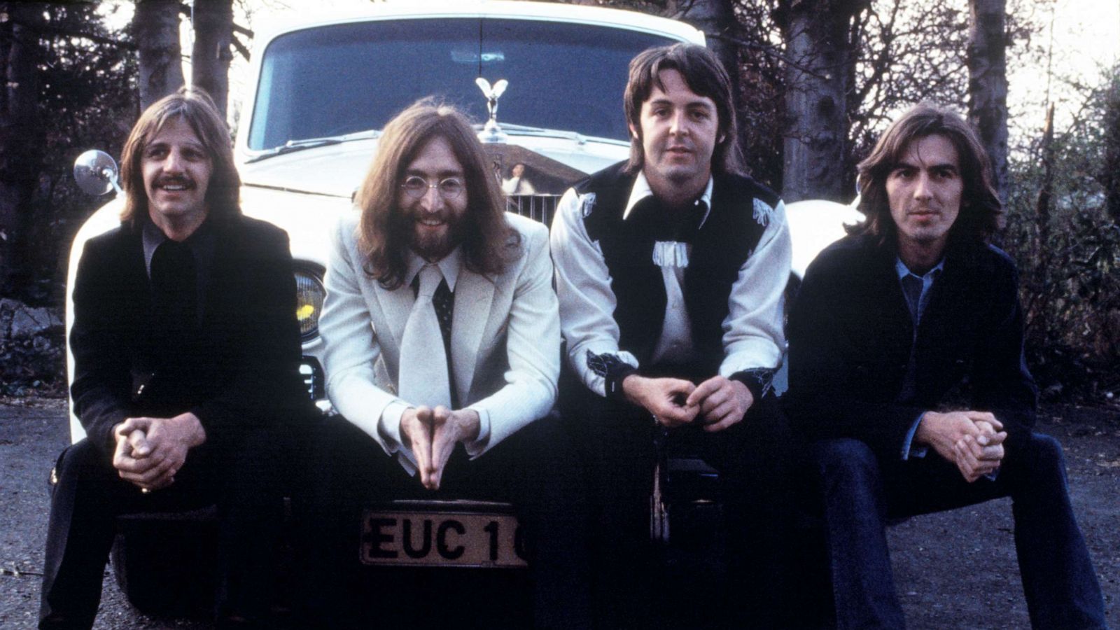 PHOTO: The Beatles during a photo session in Twickenham, April 9, 1969.