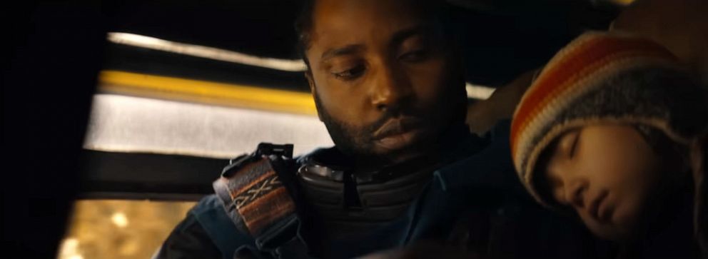 PHOTO: John David Washington is shown in a scene from the movie "The Creator."