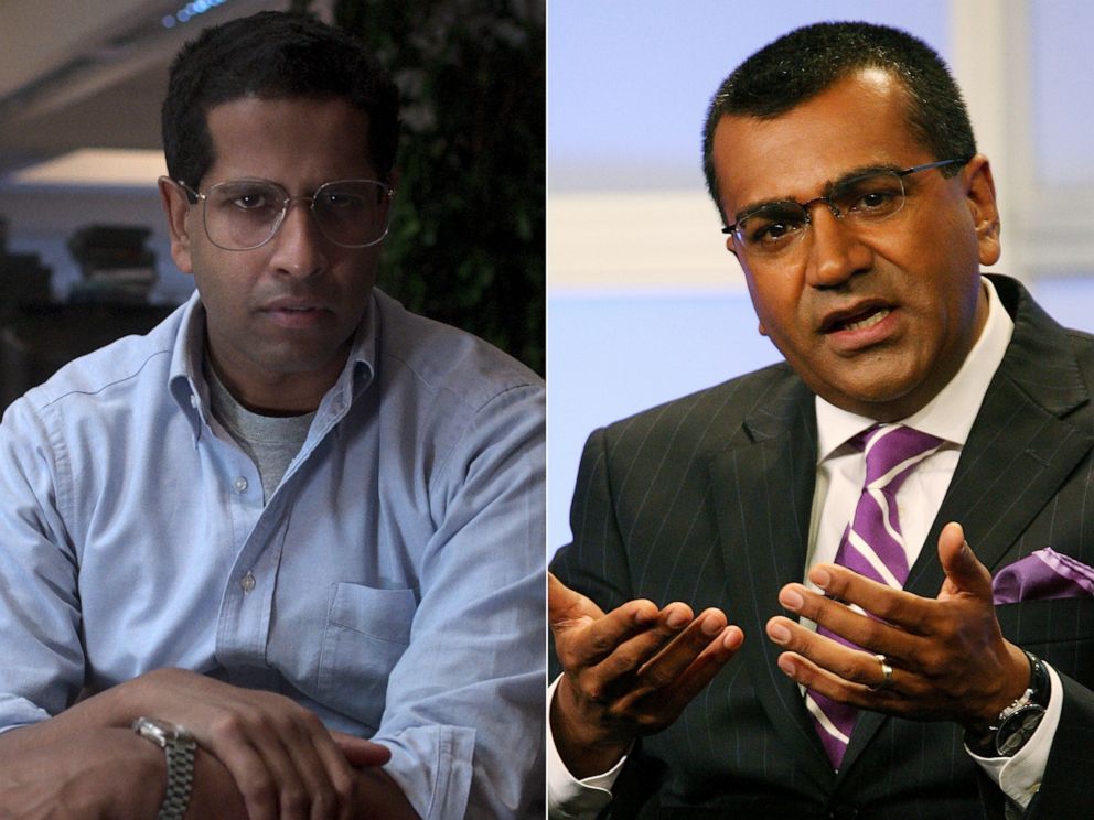 PHOTO: Prasanna Puwanarajah appears as Martin Bashir in Season 5 of "The Crown." | In this July 26, 2007, file photo, Martin Bashir speaks at an event in Beverly Hills, Calif. 