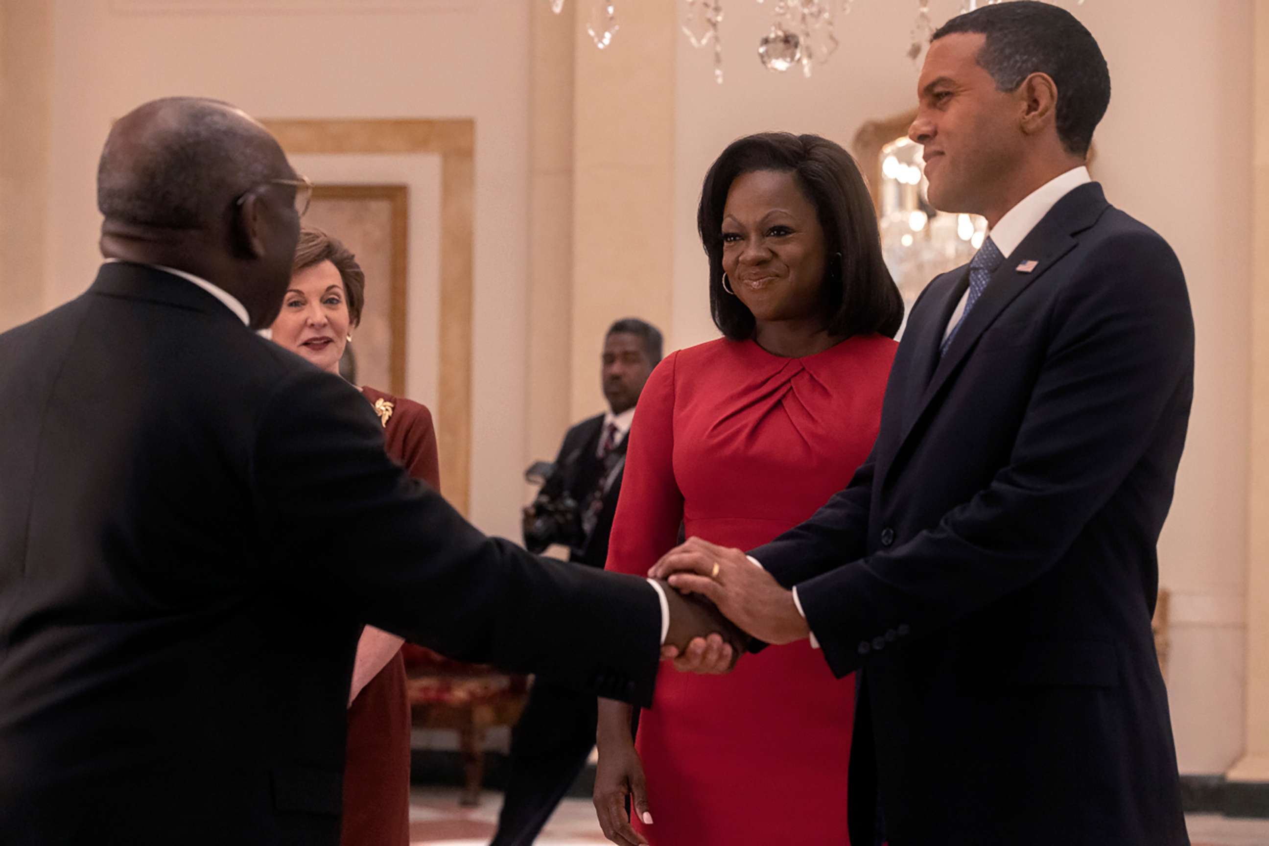 PHOTO: Viola Davis as Michelle Obama and O-T Fagbenle as Barack Obama in Showtime's "The First Lady."