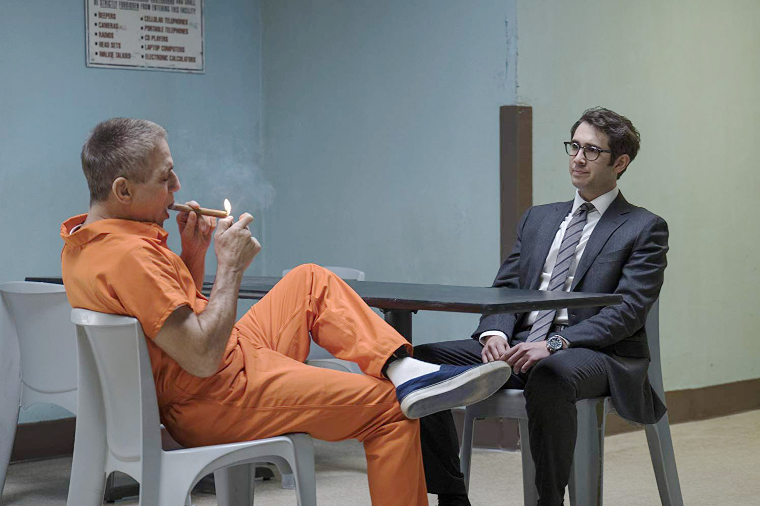 PHOTO: Tony Danza and Josh Groban in a scene from "The Good Cop." 