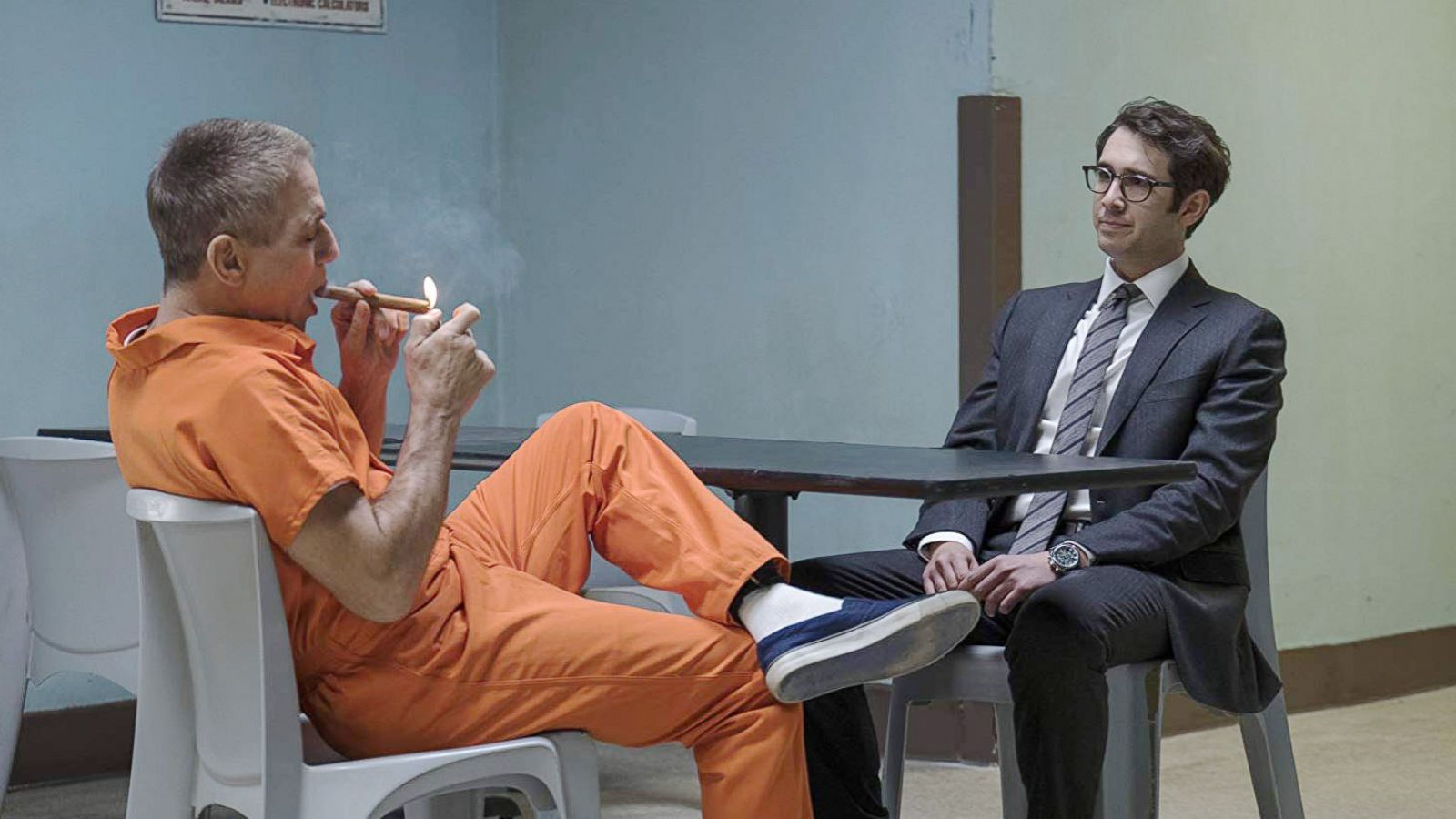 PHOTO: Tony Danza and Josh Groban in a scene from "The Good Cop."